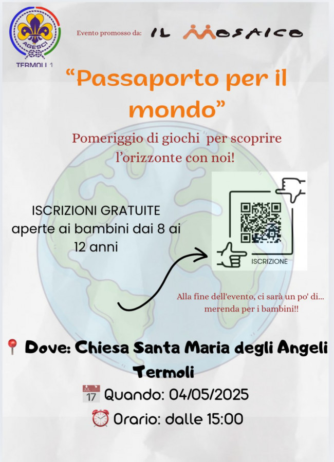 Passaporto per il mondo: pomeriggio di giochi a Difesa Grande