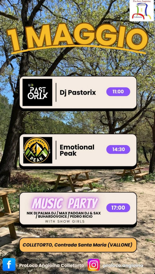 1° Maggio Music Party